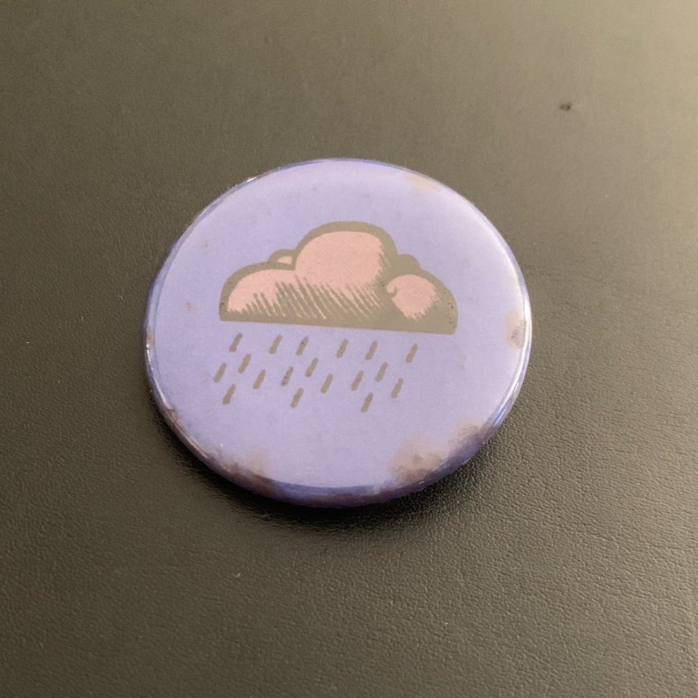 Purple Rain Cloud Button